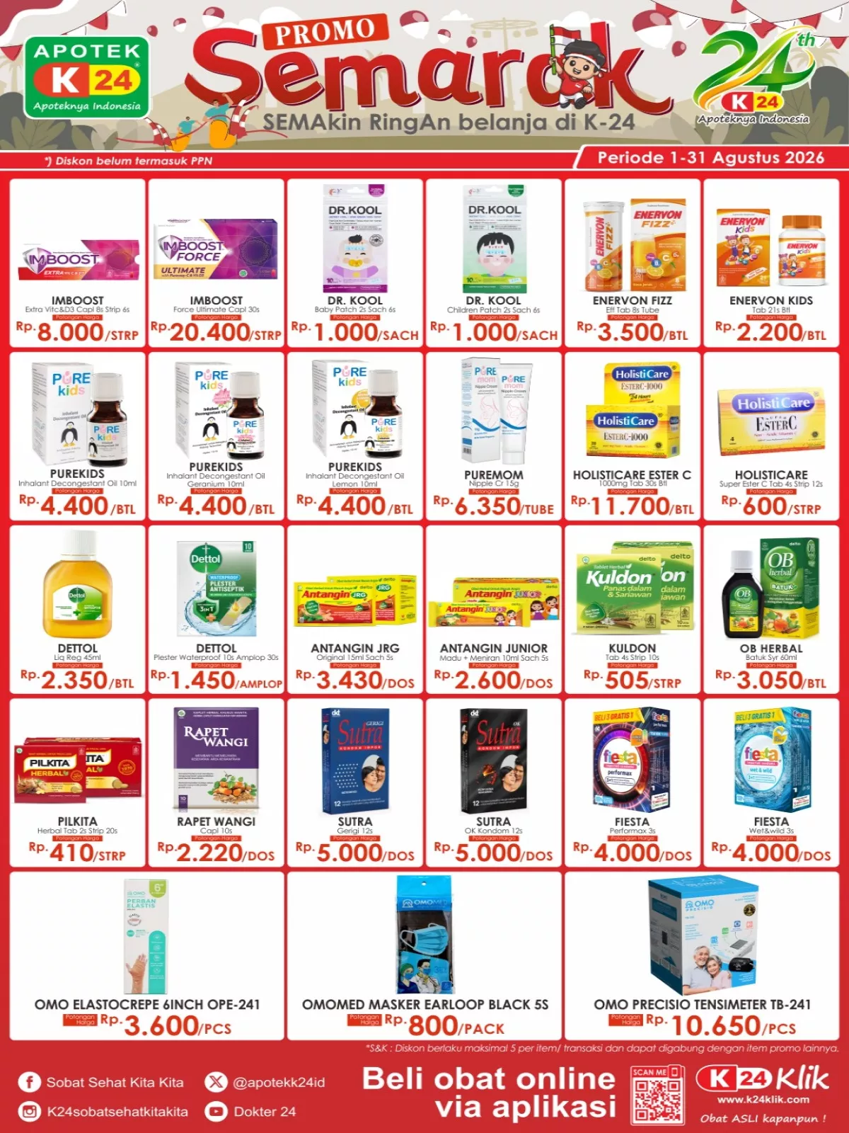 Promo Agustus 2026